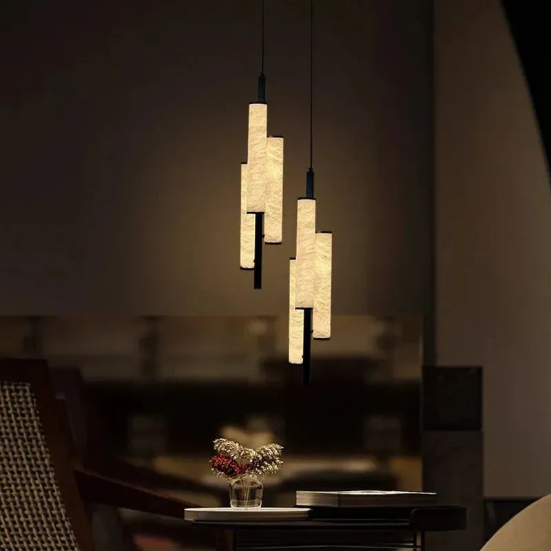 Triplet Pendant Light – Black Modern Ceiling Lamp for Living Room Decor - View 6