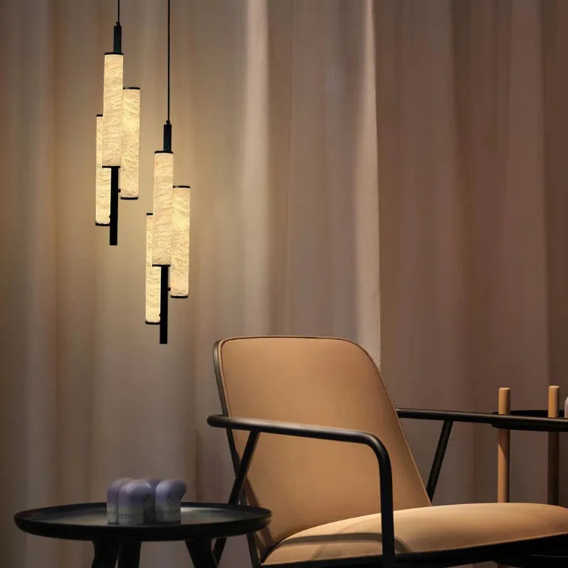 Triplet Pendant Light – Black Modern Ceiling Lamp for Living Room Decor - View 7