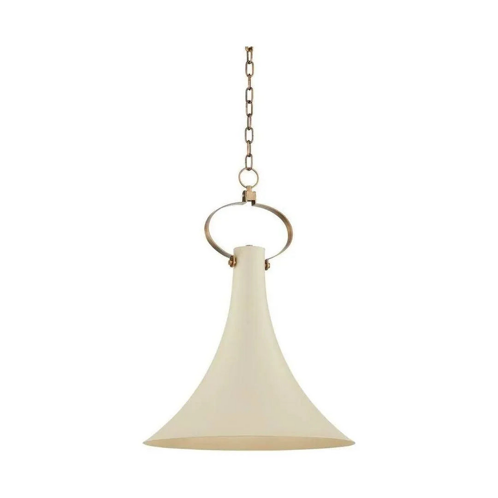 Radcliff Pendant - Flared Metal Shade Hanging Light | JosenArt