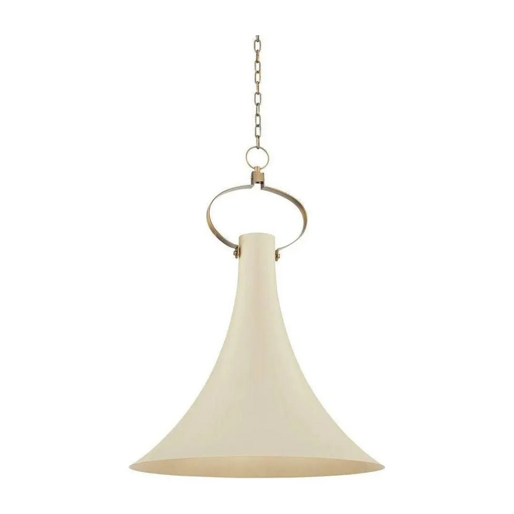 Radcliff Pendant - Flared Metal Shade Hanging Light | JosenArt