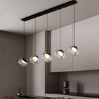 Light for Dining Room – Trufa Long Plate 5 Heads Pendant Light - View 3