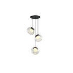 Trufa Suspension Lamp – Transparent Handmade Glass Pendant with Alabaster - View 7