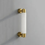 Tube Alabaster Wall Lamp | Modern Minimalist Cylinder Wall Sconce - View 2