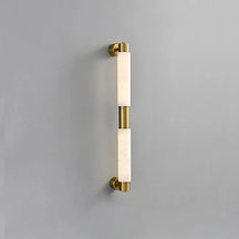 Tube Alabaster Wall Lamp | Modern Minimalist Cylinder Wall Sconce - View 6