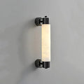 Tube Alabaster Wall Lamp | Modern Minimalist Cylinder Wall Sconce - View 8