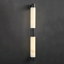 Tube Alabaster Wall Lamp | Modern Minimalist Cylinder Wall Sconce - View 9
