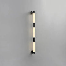 Tube Alabaster Wall Lamp | Modern Minimalist Cylinder Wall Sconce - View 10