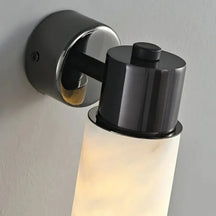 Tube Alabaster Wall Lamp | Modern Minimalist Cylinder Wall Sconce - View 5