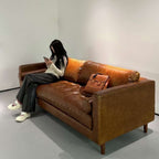 leather sofa