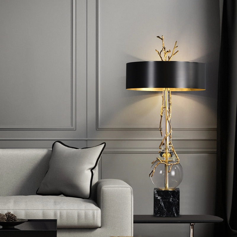 crystal table lamp