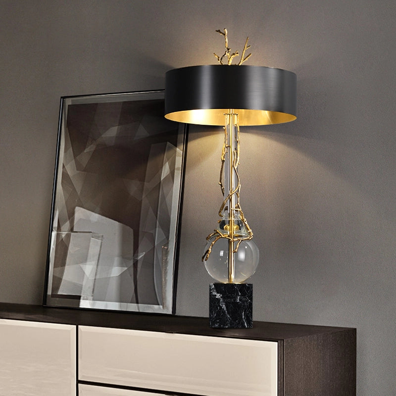 transparent modern table lamp