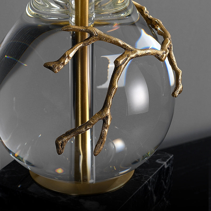 marble shade table lamp