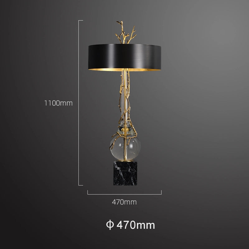 transparent crystal lamp