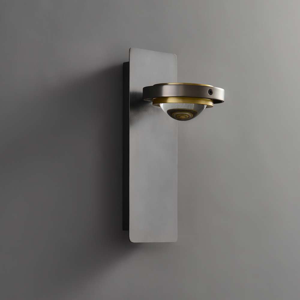 shielded light wall sconce