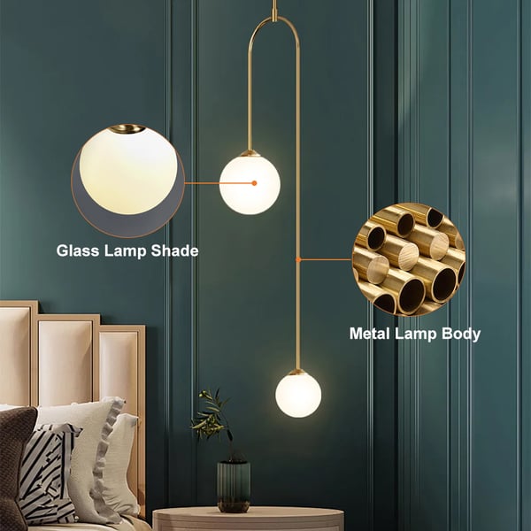 u-shaped light fixture