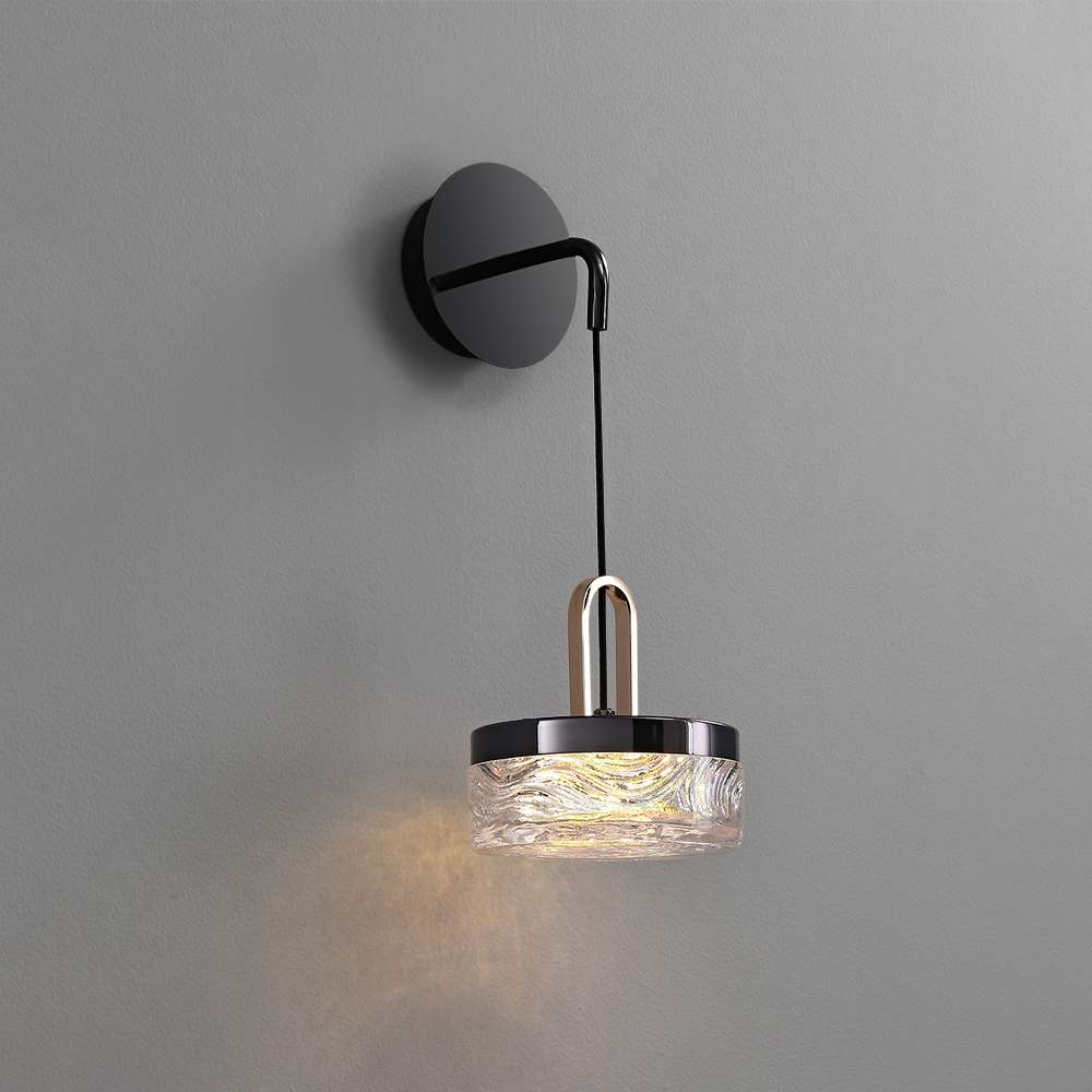 black and gold chandelier