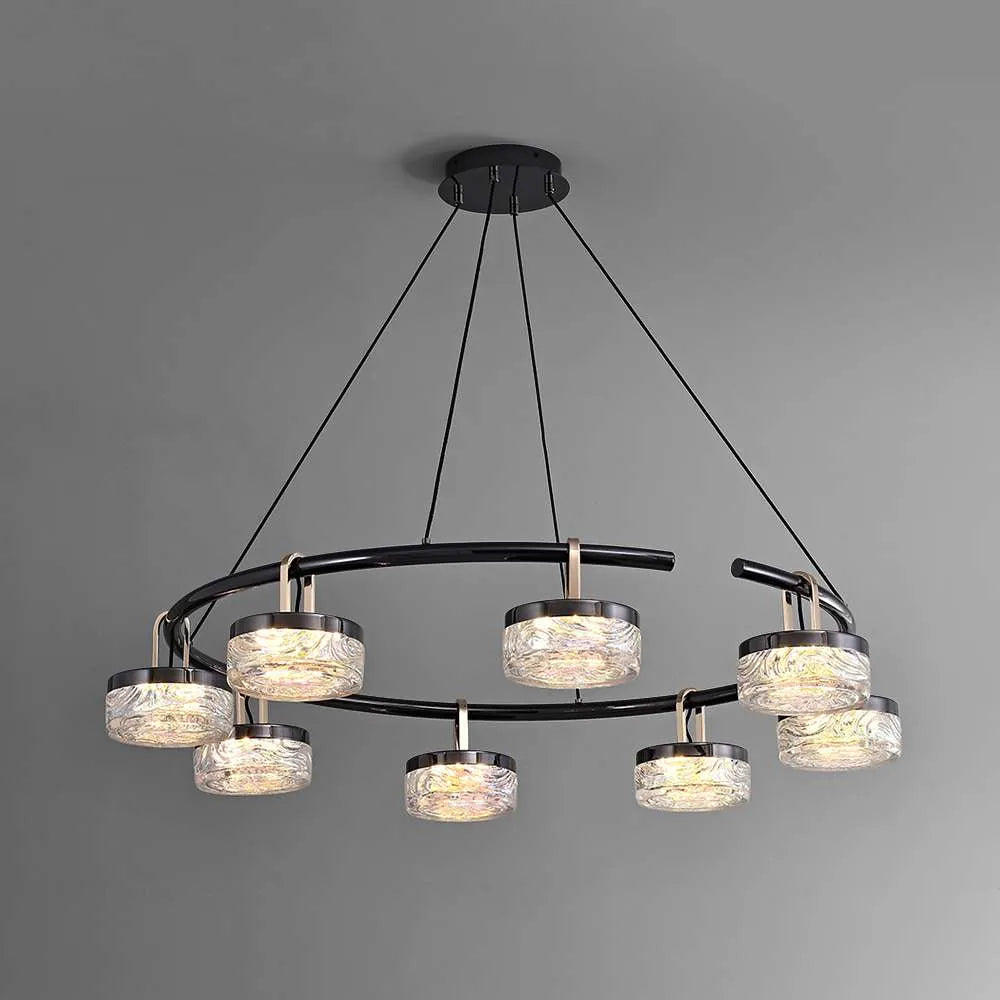 black and gold light fixtures