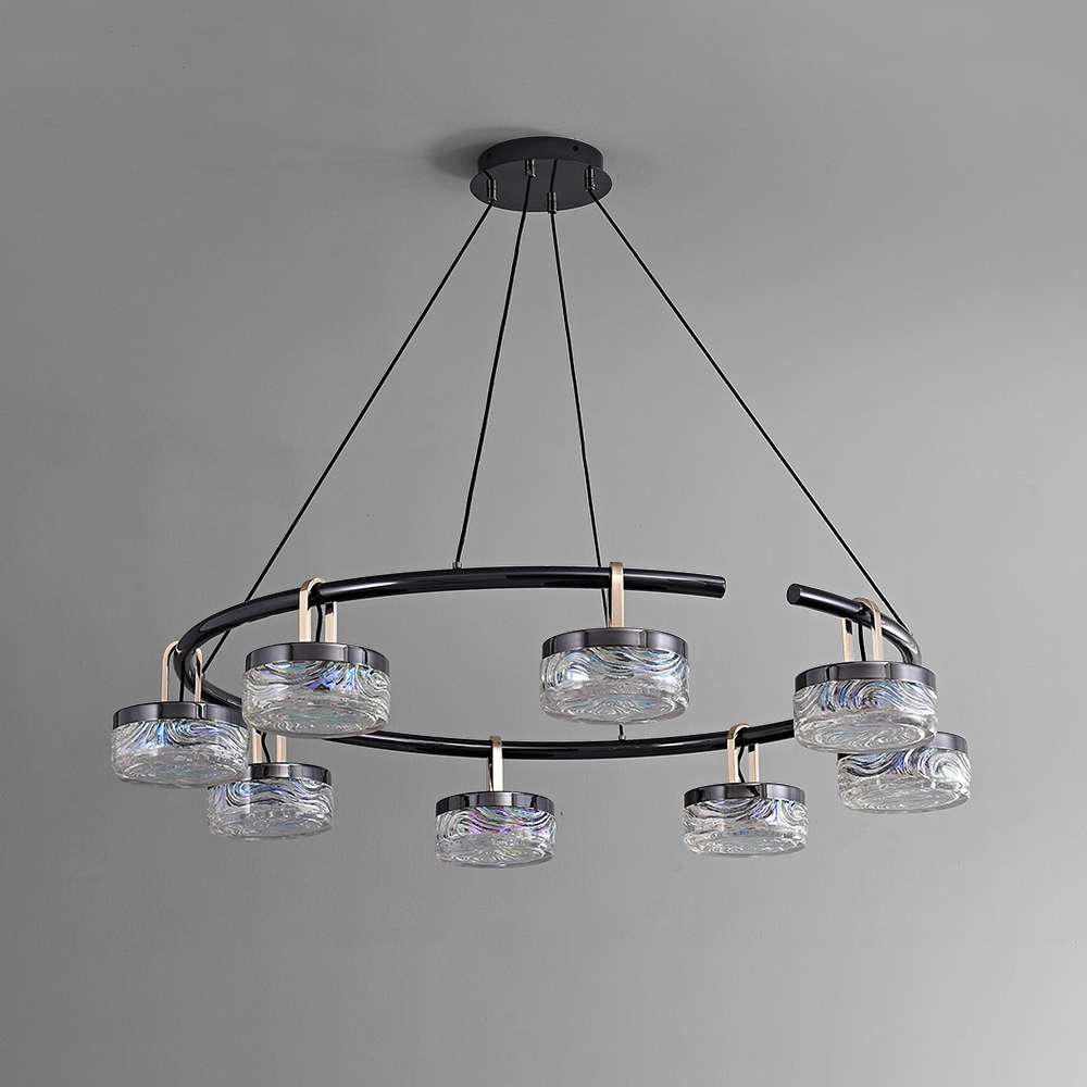 luxury black chandelier