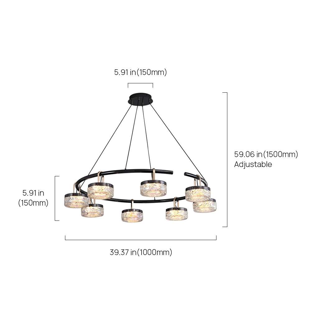 statement black light fixtures