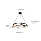 modern gold chandelier