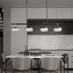 black and gold pendant light