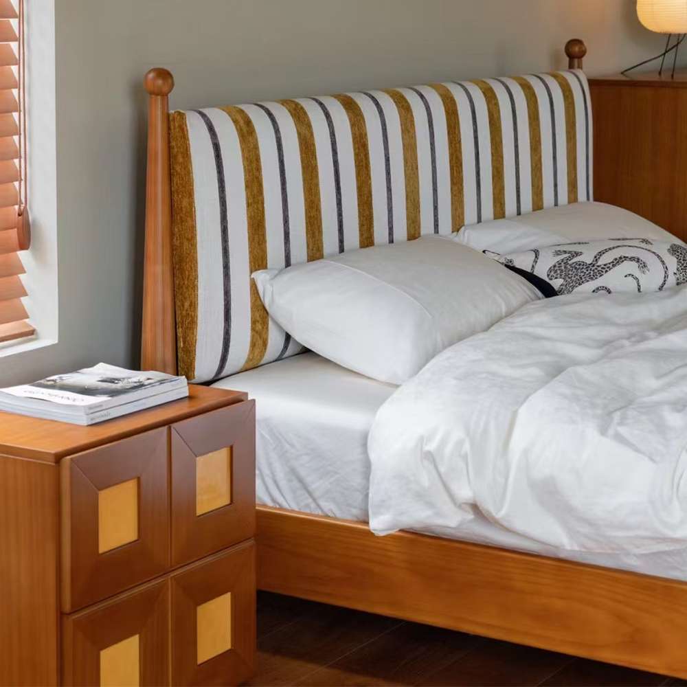 upholstered bed