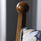 Ash Wood Furniture – Fabric Texture & Upholstered Dining Room Chairs for Elegance - View 12