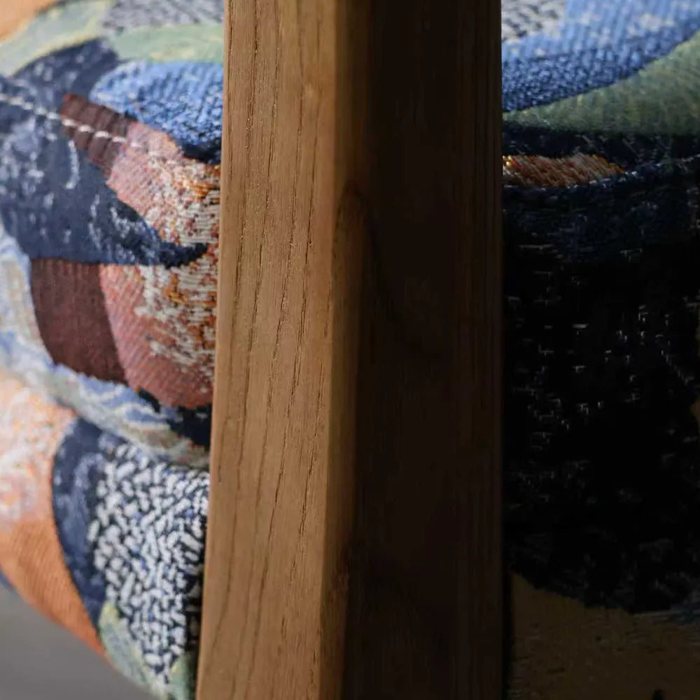 Ash Wood Furniture – Fabric Texture & Upholstered Dining Room Chairs for Elegance - View 10
