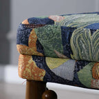 Ash Wood Furniture – Fabric Texture & Upholstered Dining Room Chairs for Elegance - View 9