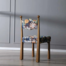 Ash Wood Furniture – Fabric Texture & Upholstered Dining Room Chairs for Elegance - View 6
