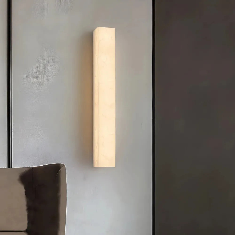 Vectis Alabaster Wall Sconce | Natural Stone Wall Lighting Feature - View 3