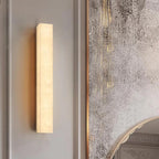 Vectis Alabaster Wall Sconce | Natural Stone Wall Lighting Feature - View 4
