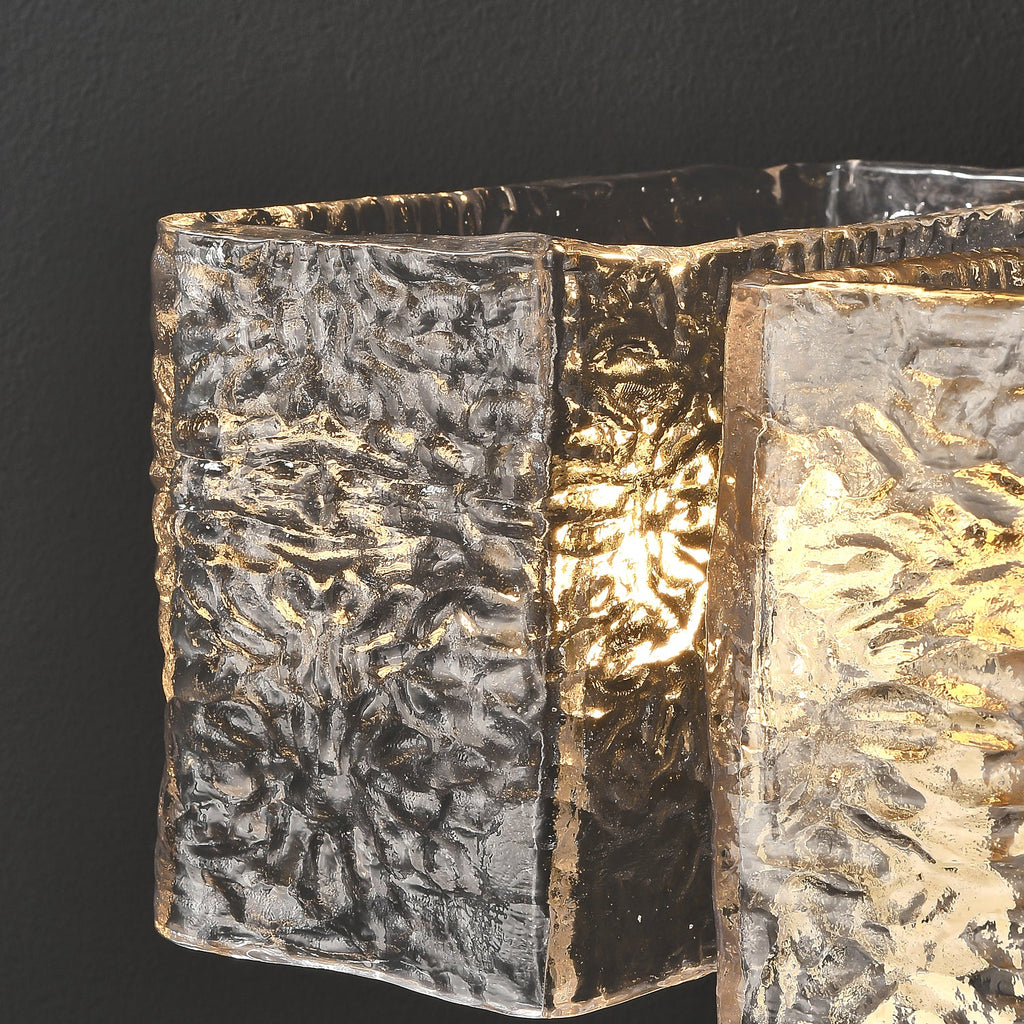 textured lampshade bedside lamp