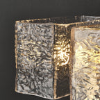 textured lampshade bedside lamp