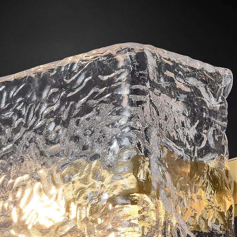 unique textured glass table lamp