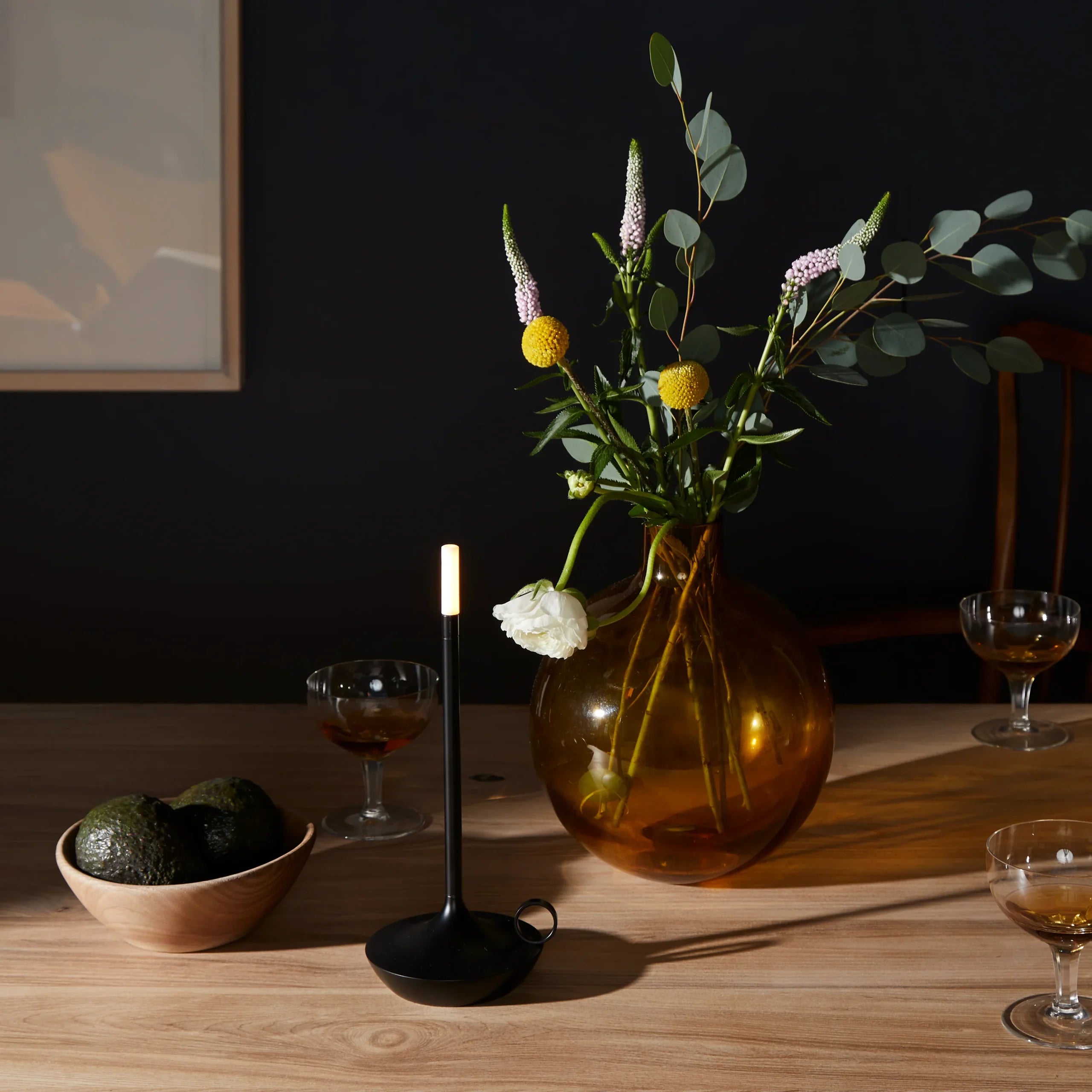 round touch table lamp