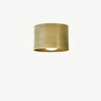 Vintage Brass Ceiling Spotlight, Simple Milky Glass Shade - View 11