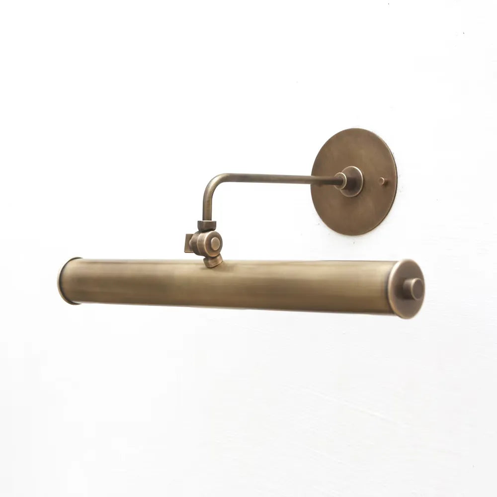 Vintage Brass Painting Lamp, Modern Art Wall Light for Home Decor