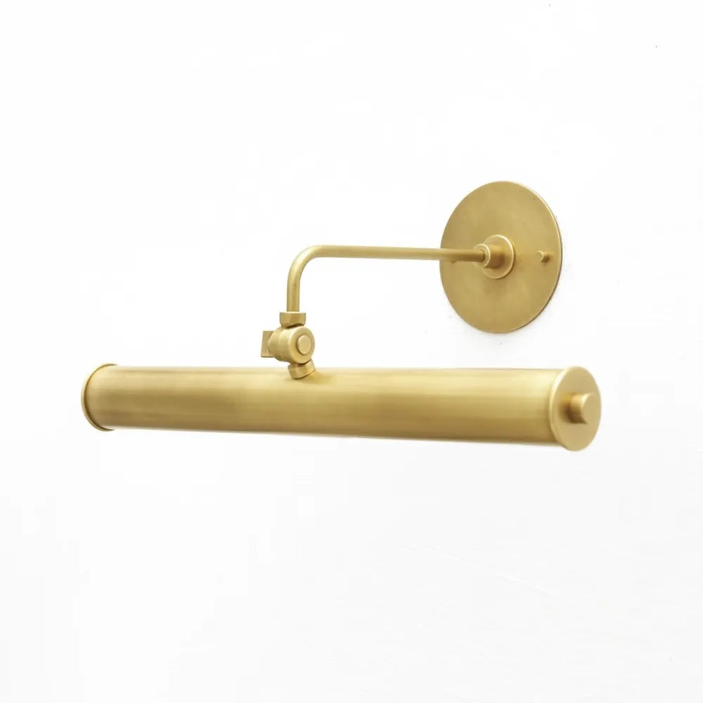 Vintage Brass Painting Lamp, Modern Art Wall Light for Home Decor
