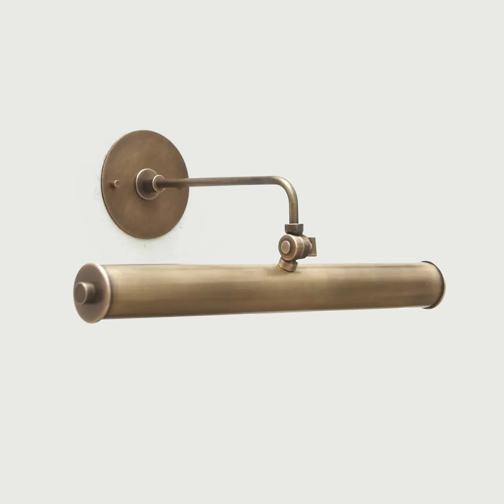 Vintage Brass Painting Lamp, Modern Art Wall Light for Home Decor