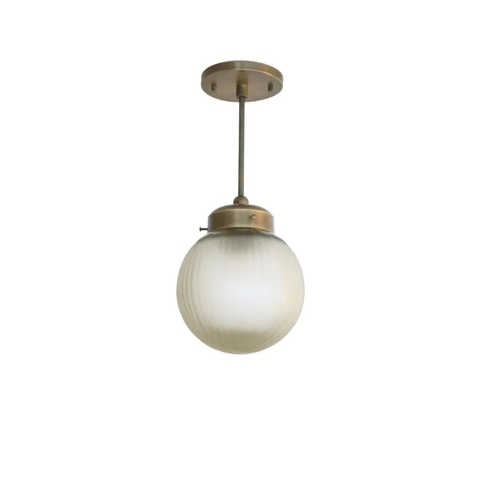 Vintage Brass Pendant Chandelier – Classic Kitchen Island Lighting