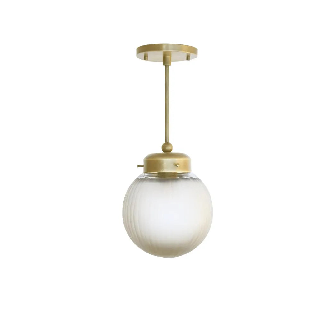Vintage Brass Pendant Chandelier – Classic Kitchen Island Lighting