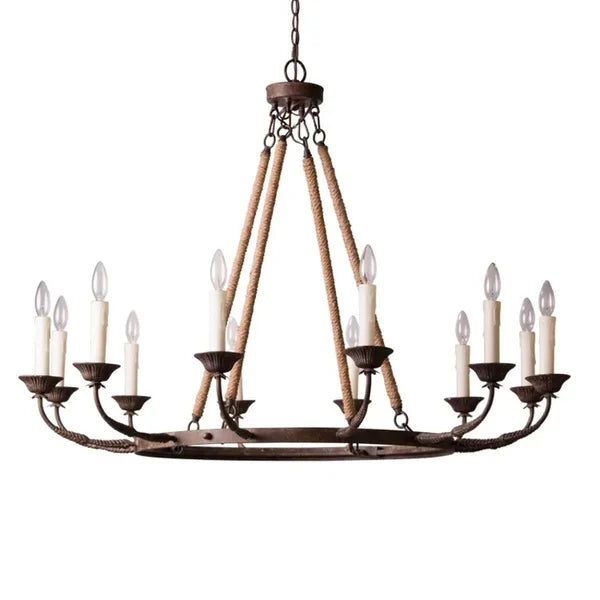 rustic vintage candelabra chandelier