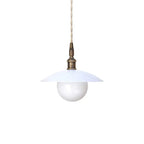 Vintage Glass Pendant Light – Industrial Kitchen Island Table Pendant Lamp