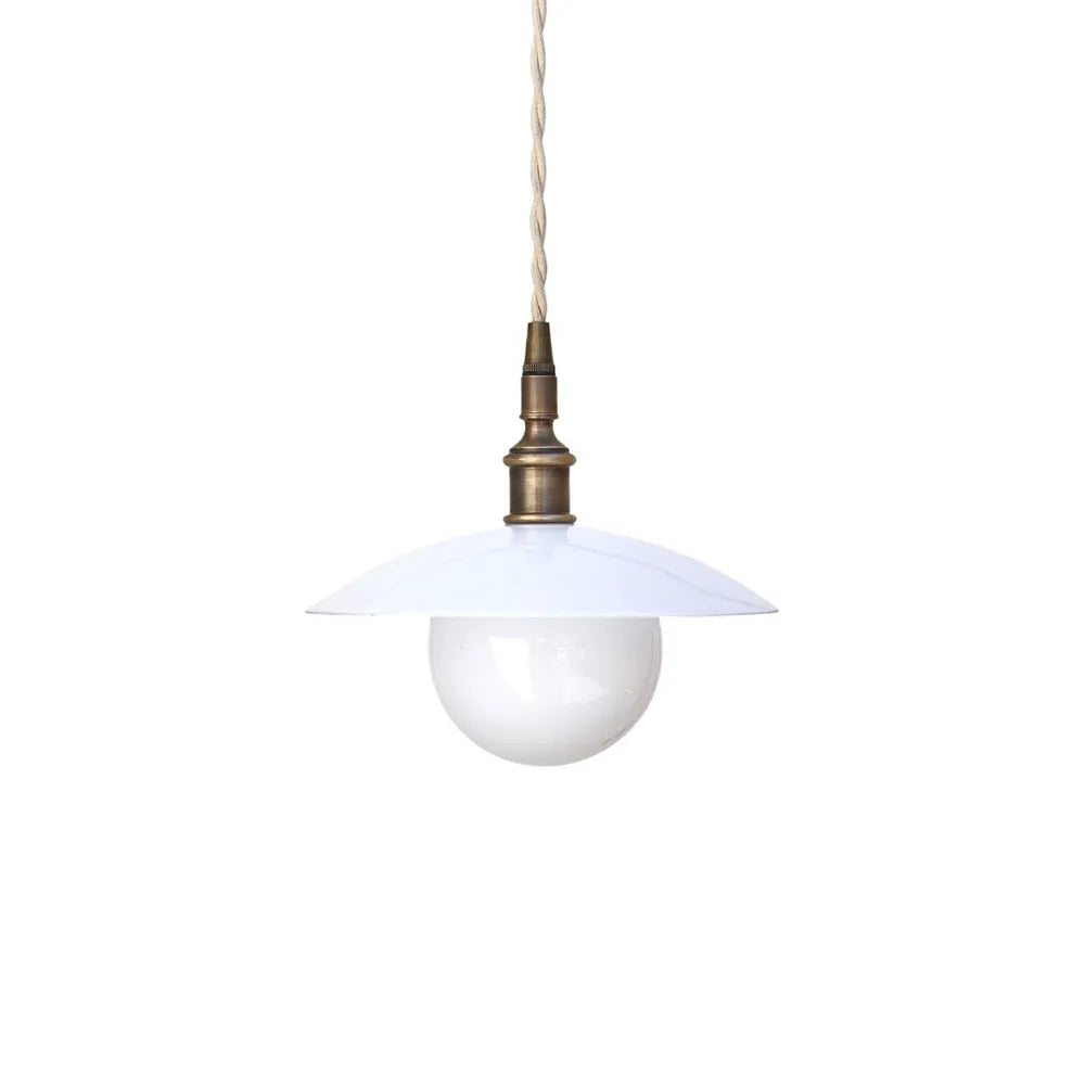 Vintage Glass Pendant Light – Industrial Kitchen Island Table Pendant Lamp