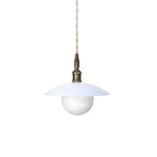 Vintage Glass Pendant Light – Industrial Kitchen Island Table Pendant Lamp