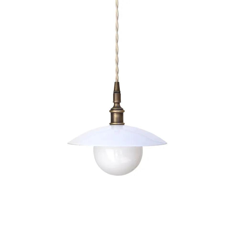 Vintage Glass Pendant Light – Industrial Kitchen Island Table Pendant Lamp