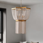 tassel boho chandelier
