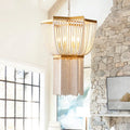 Boho Wood Chandelier