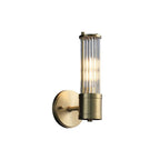 Allen Bathroom Clear Glass Wall Sconces